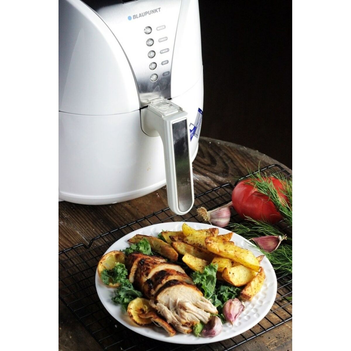 Friteuse à Air Blaupunkt AFD-601 Blanc 1500 W 4 L